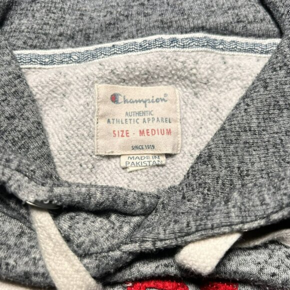 Champion Physical Education Hoodie Gray Men’s Size Medium - Picture 3 of 7